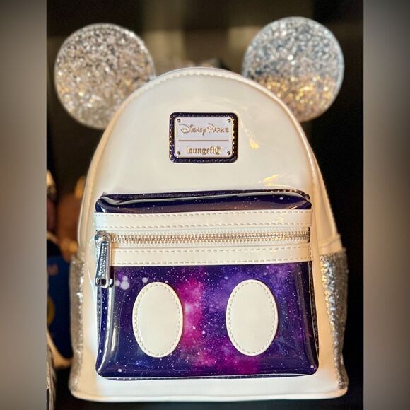 Space Mountain Disney Parks Loungefly Mickey Mouse Main Backpack Series 1 NWT - Picture 1 of 5